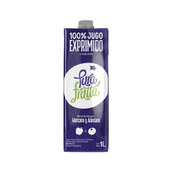 PURA FRUTTA MANZANA Y ARANDANO 1L.