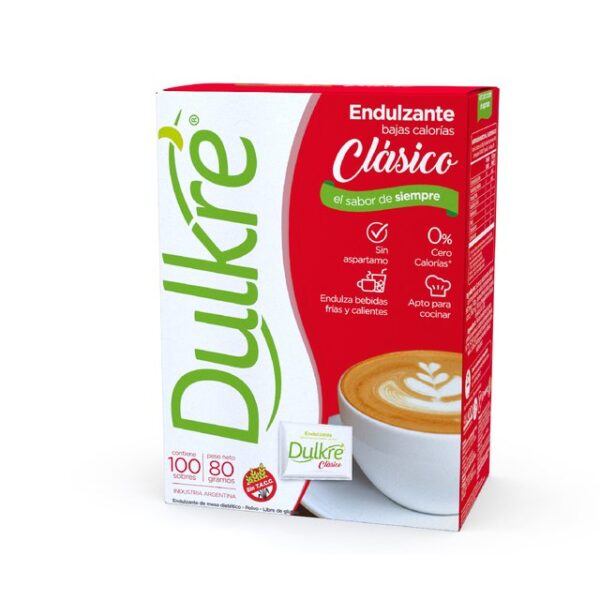 DULKRE EDULCORANTE 100 SOBRES