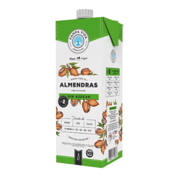 PAMPA VIDA LECHE DE ALMENDRAS SIN AZUCAR