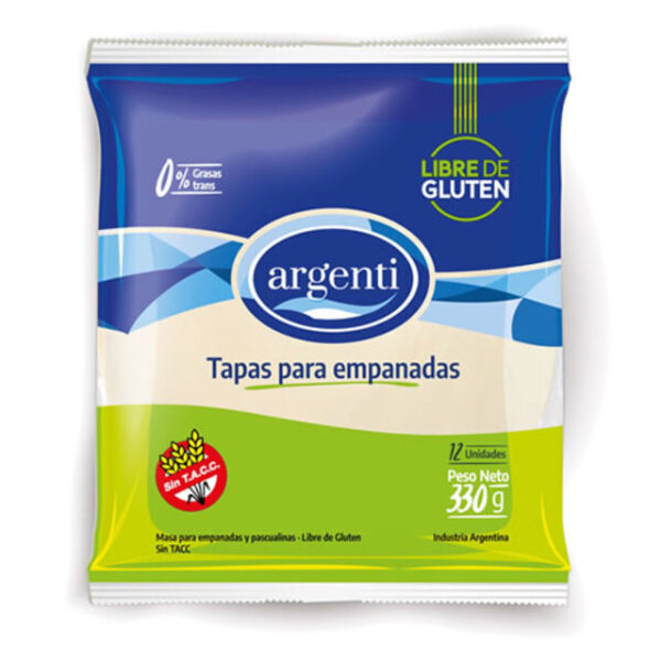 ARGENTI TAPAS DE EMPANADA SIN TACC
