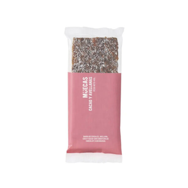 MUECAS BARRAS DE CEREALES CACAO Y AVELLANAS