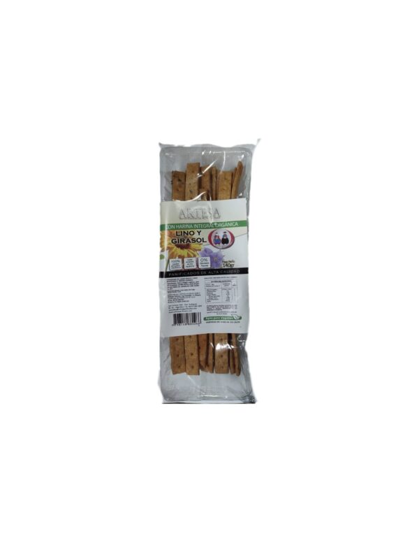 ARTESA TALITAS ORGANICAS E INTEGRALES LINO Y GIRASOL 160GR