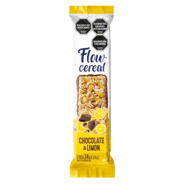 GEORGALOS FLOW BARRA DE CEREAL LIMON CON PISO DE CHOCOLATE