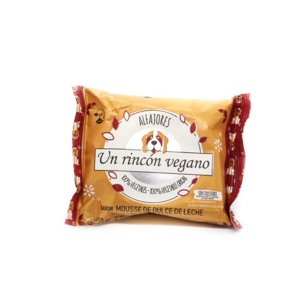 UN RINCON VEGANO ALFAJOR MOUSSE DULCE DE LECHE